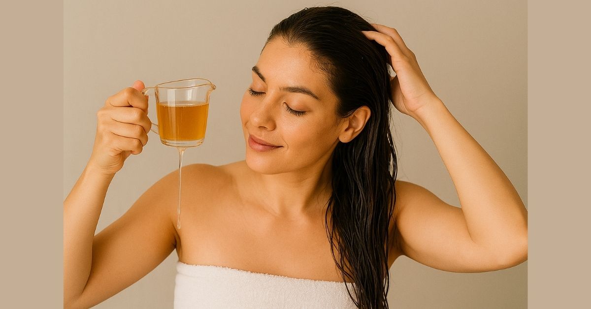 Hair Growth Tips -Apple Cider Vinegar Rinse