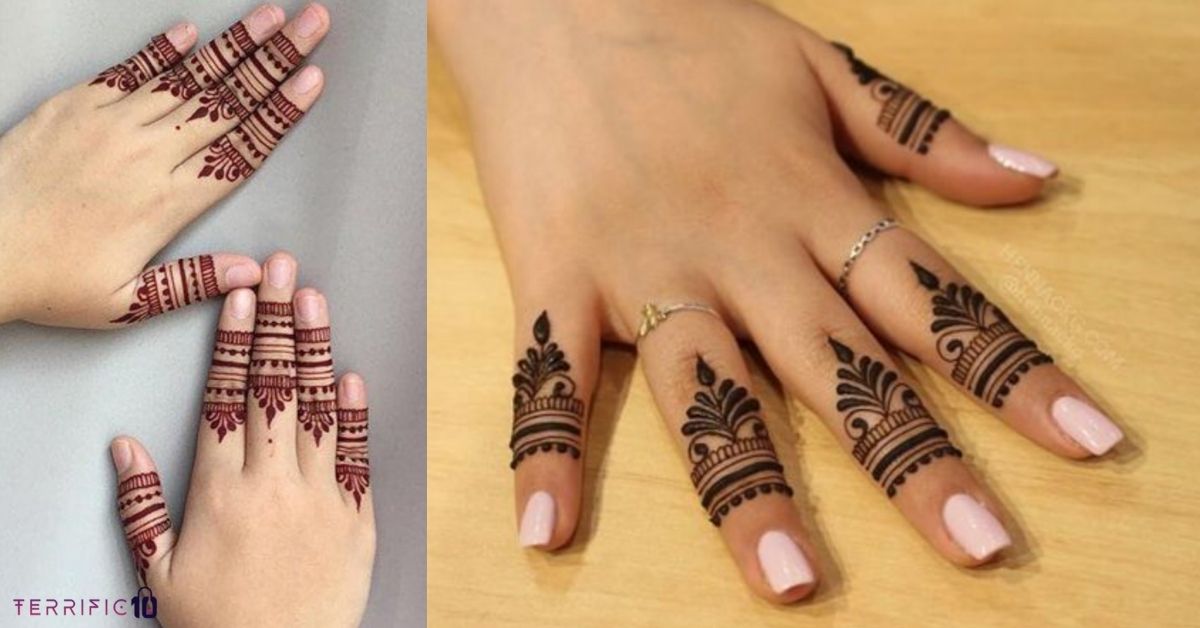 Finger Mehndi Designs - Small Yet Stylish