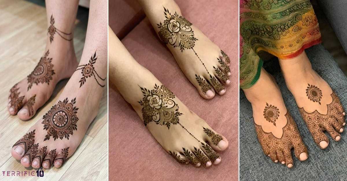 Leg Mehndi Designs - Bridal Beauty